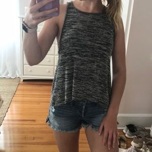 A&F Heathered Gray Top